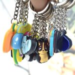 Custom Pickleball Keychain Pendant PVC Soft Rubber DIY Decorative Buckle Backpack Small Ornament - 2