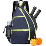 Custom Pickleball Paddle Backpack With Bottle Holder - 3