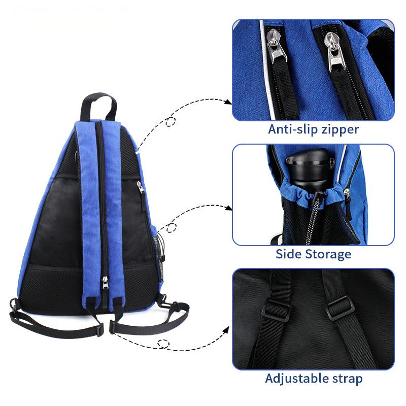 Custom Pickleball Paddle Backpack with Bottle Holder - 1
