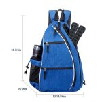 Custom Pickleball Paddle Backpack with Bottle Holder - 2