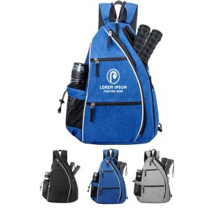 Custom Pickleball Paddle Backpack with Bottle Holder