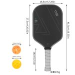 Custom Pickleball Paddle Set With Backpack And 2 Balls - 1