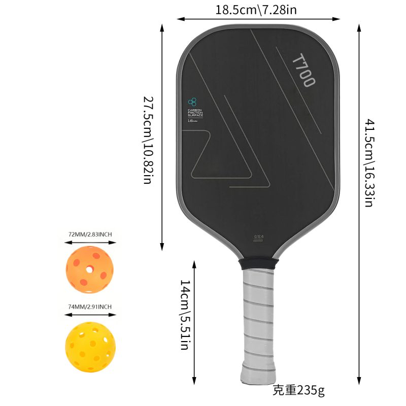 Custom Pickleball Paddle Set With Backpack And 2 Balls - 1