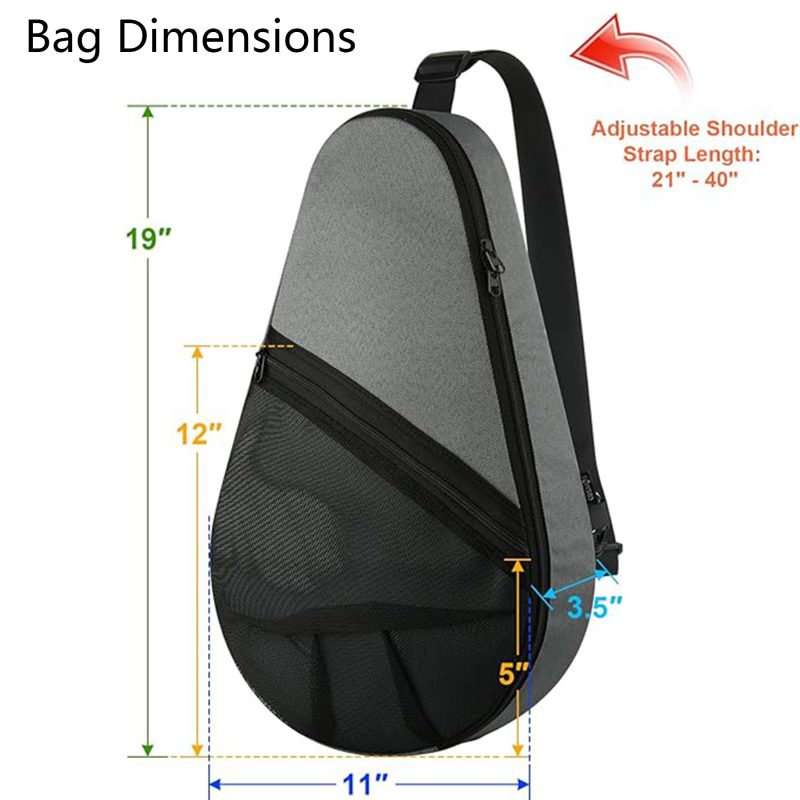 Custom Pickleball Paddle Sling Backpack - 1