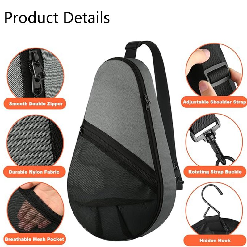 Custom Pickleball Paddle Sling Backpack - 3