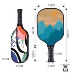 Custom Pickleball Paddles Set With Backpack - 1