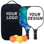 Custom Pickleball Paddles Set With Backpack