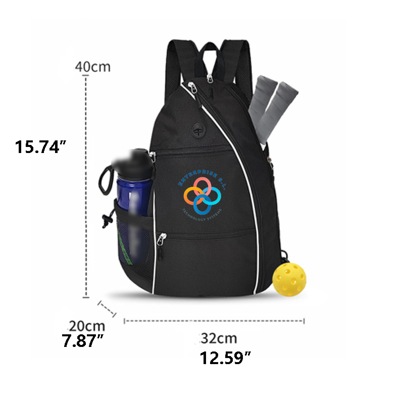 Custom Pickleball Racket Sling Sport Backpack - 1