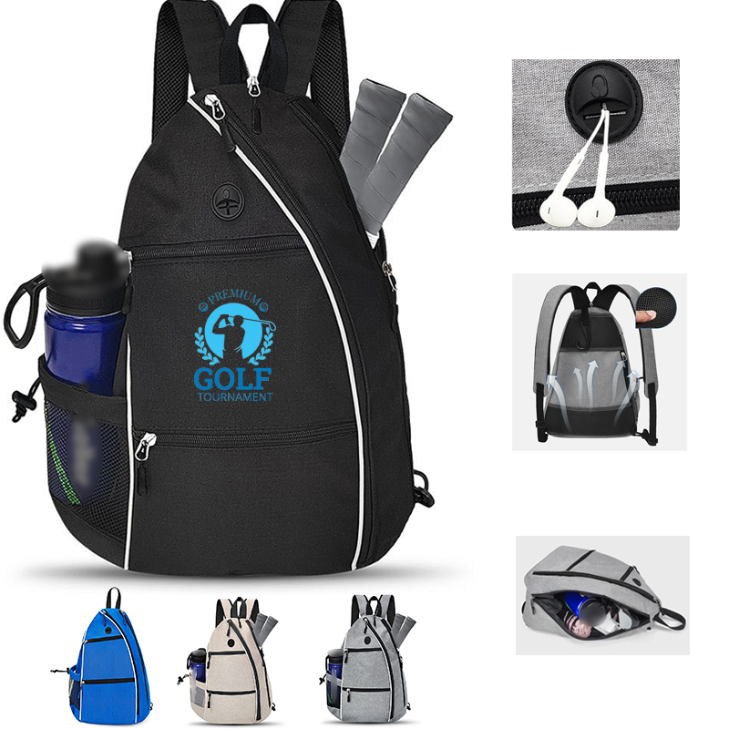 Custom Pickleball Racket Sling Sport Backpack