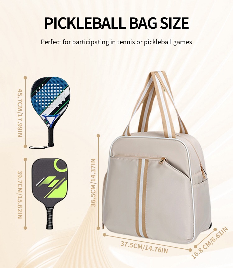 Custom Pickleball & Racquet Sports Backpack Large-Capacity Dedicated Shoe Compartment Pickleball Tennis - 1
