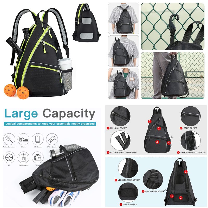 Custom Pickleball Tennis Backpack - 7