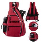 Custom Pickleball Tennis Bag Reversible Crossbody Backpack