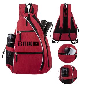 Custom Pickleball Tennis Bag Reversible Crossbody Backpack