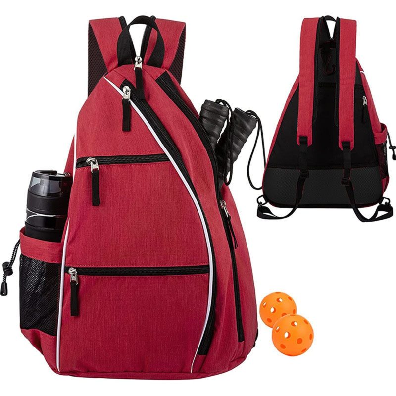 Custom Pickleball Tennis Paddle Sling Bag Sport Backpack - 4