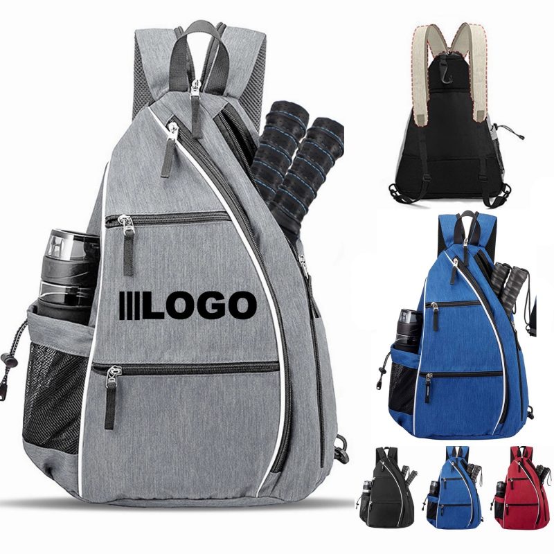Custom Pickleball Tennis Paddle Sling Bag Sport Backpack