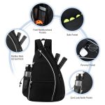 Custom Pickleball Tennis Paddle Sling Bag Sport Backpack Nylon Material - 1