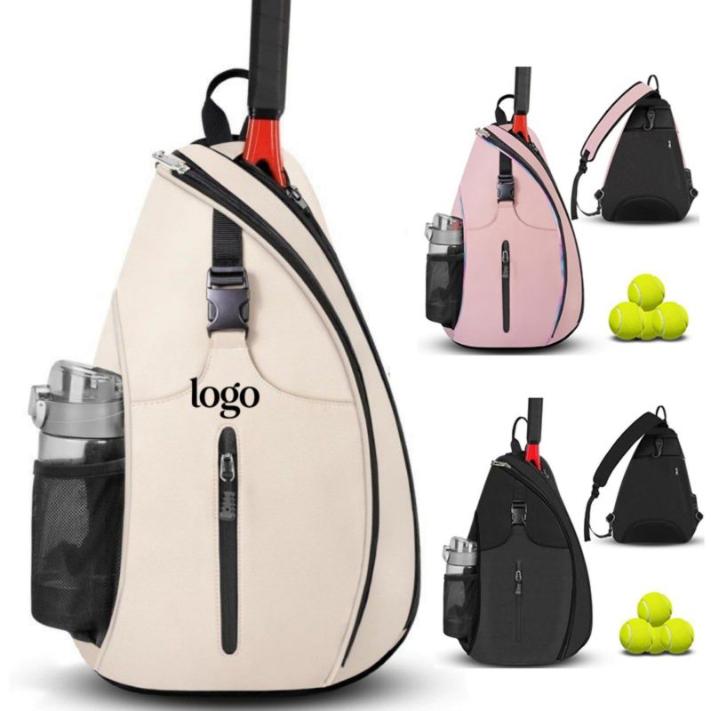 Custom Pickleball Tennis Racketball Crossbody Backpack Sling Bag