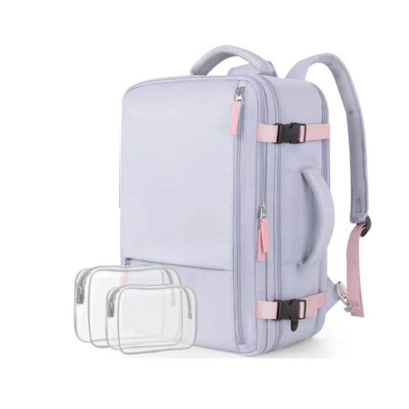 Custom Polyester Carryall Backpack with Toiletry Bag - 3