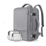 Custom Polyester Carryall Backpack with Toiletry Bag - 4