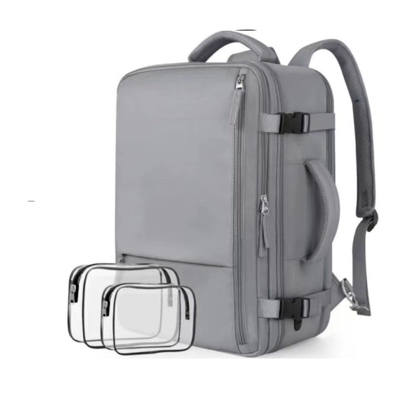 Custom Polyester Carryall Backpack with Toiletry Bag - 4