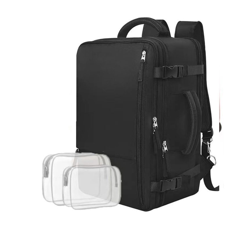 Custom Polyester Carryall Backpack with Toiletry Bag - 5