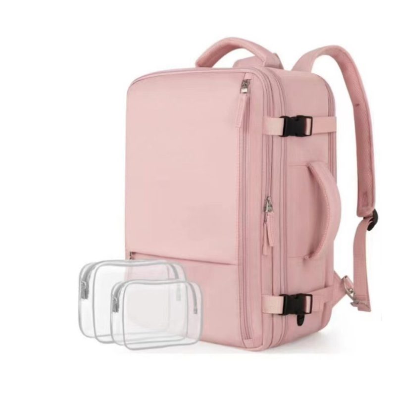 Custom Polyester Carryall Backpack with Toiletry Bag - 6