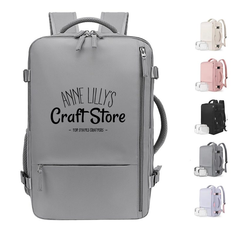 Custom Polyester Carryall Backpack with Toiletry Bag