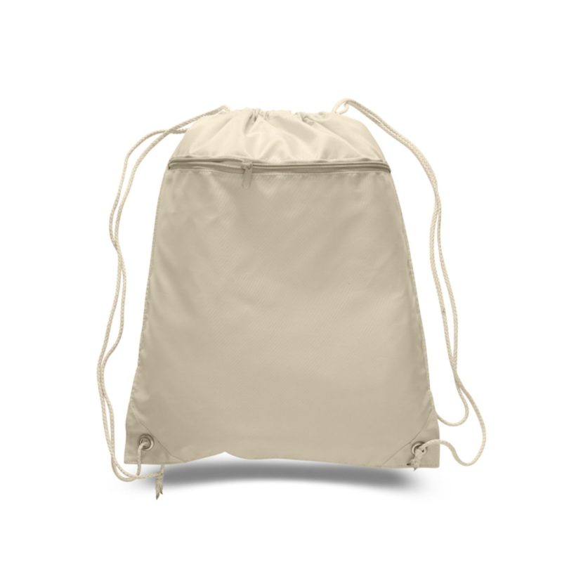 Custom Polyester Drawstring Bag USA Decorated (15" x 18.75") - 1