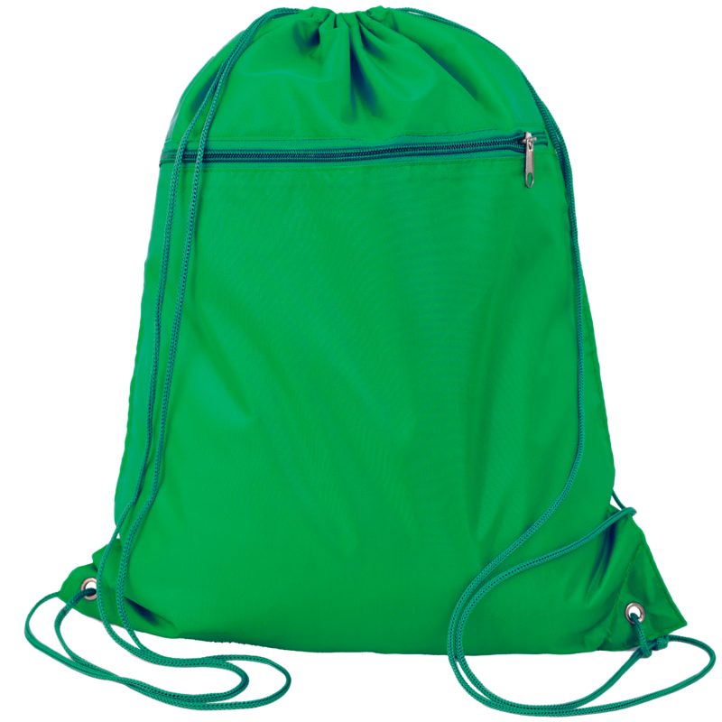 Custom Polyester Drawstring Bag USA Decorated (15" x 18.75") - 5