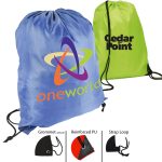 Custom Premium 210D Polyester Drawstring Backpack