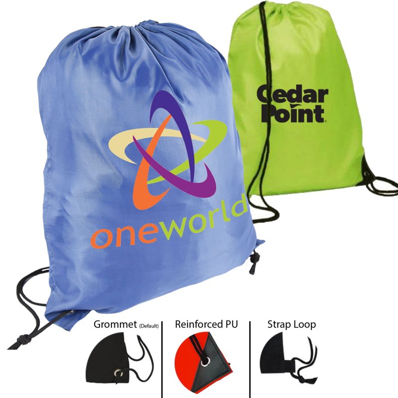 Custom Premium 210D Polyester Drawstring Backpack