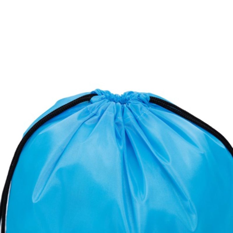 Custom Premium 210D Polyester Drawstring Cinch Up Backpack w/ Reinforced Edge (14"W x 17"H) - 2