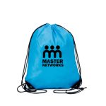 Custom Premium 210D Polyester Drawstring Cinch Up Backpack w/ Reinforced Edge (14"W x 17"H) - 4