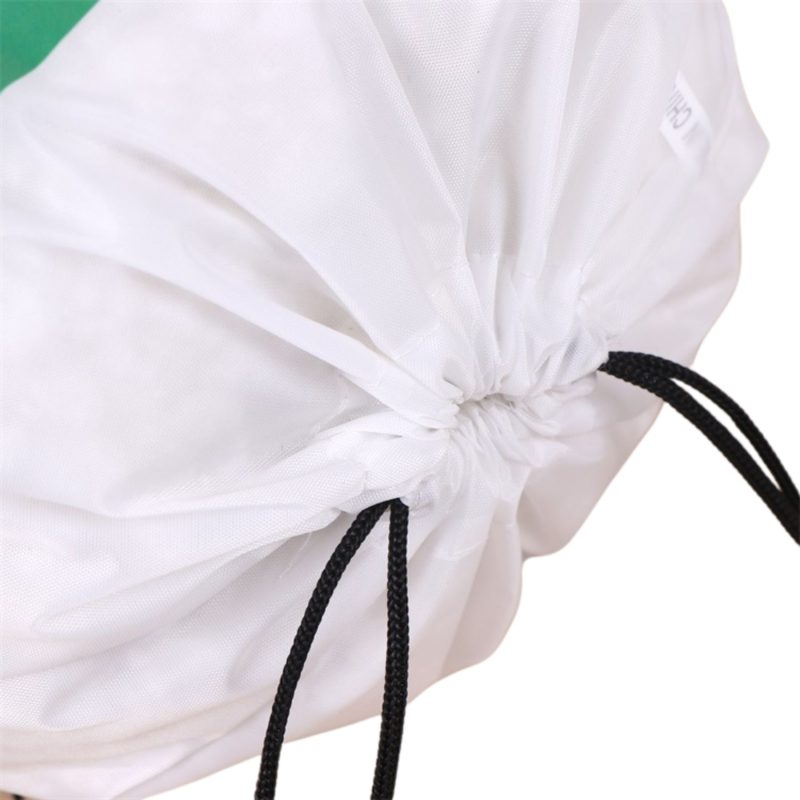 Custom Premium 210D Polyester Full Color Drawstring Bag w/ Reinforced Edge (14" x 18") - 2