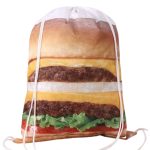 Custom Premium 210D Polyester Sublimated Drawstring Backpack (14" x 18")