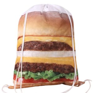 Custom Premium 210D Polyester Sublimated Drawstring Backpack (14" x 18")
