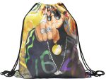 Custom Premium 210D Polyester Sublimated Drawstring Cinch Up Backpack (15" x 18") - 3