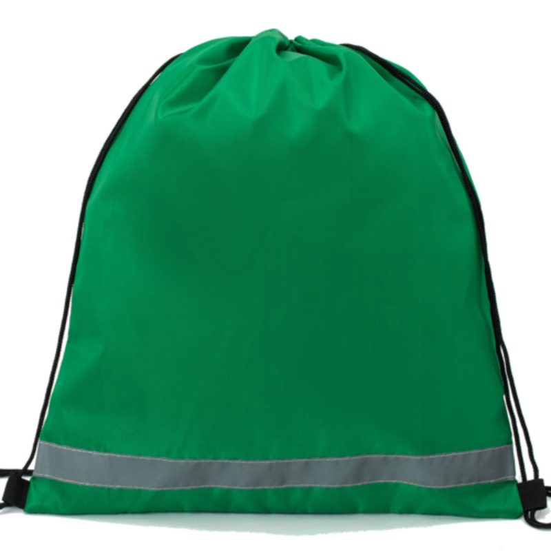 Custom Premium 210D Polyester Two Tone Drawstring Backpack (14" x 17") - 2