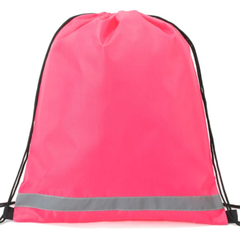 Custom Premium 210D Polyester Two Tone Drawstring Backpack (14" x 17") - 3