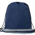 Custom Premium 210D Polyester Two Tone Drawstring Backpack (14" x 17") - 4