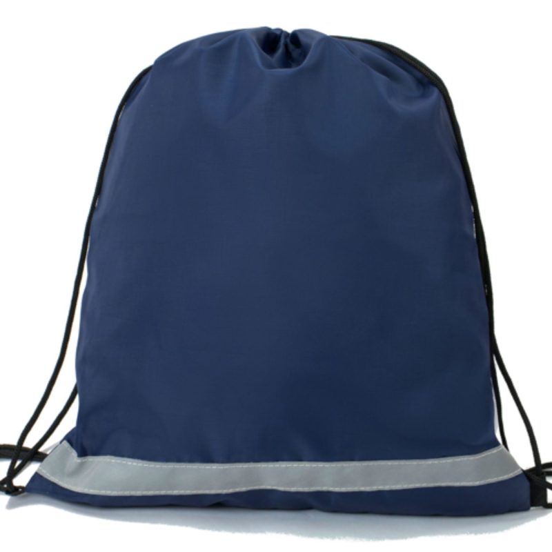 Custom Premium 210D Polyester Two Tone Drawstring Backpack (14" x 17") - 5