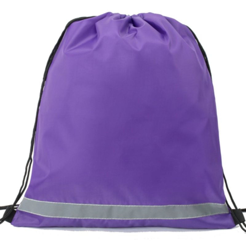 Custom Premium 210D Polyester Two Tone Drawstring Backpack (14" x 17") - 6