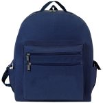 Custom Premium 600D Multi-Zipper Essentials Backpack (12" x 16.5" x 5") - 3