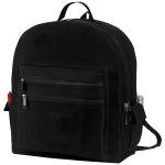 Custom Premium 600D Multi-Zipper Essentials Backpack (12" x 16.5" x 5") - 9