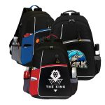 Custom Premium 600D Urban Edge Backpack w/ Earphone Outlet (14" x 18" x 5")