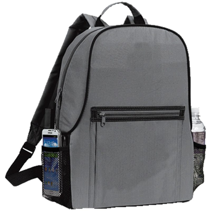 Custom Premium 600D Urban Trek Lightweight School Backpack (12" x 16" x 5") - 2