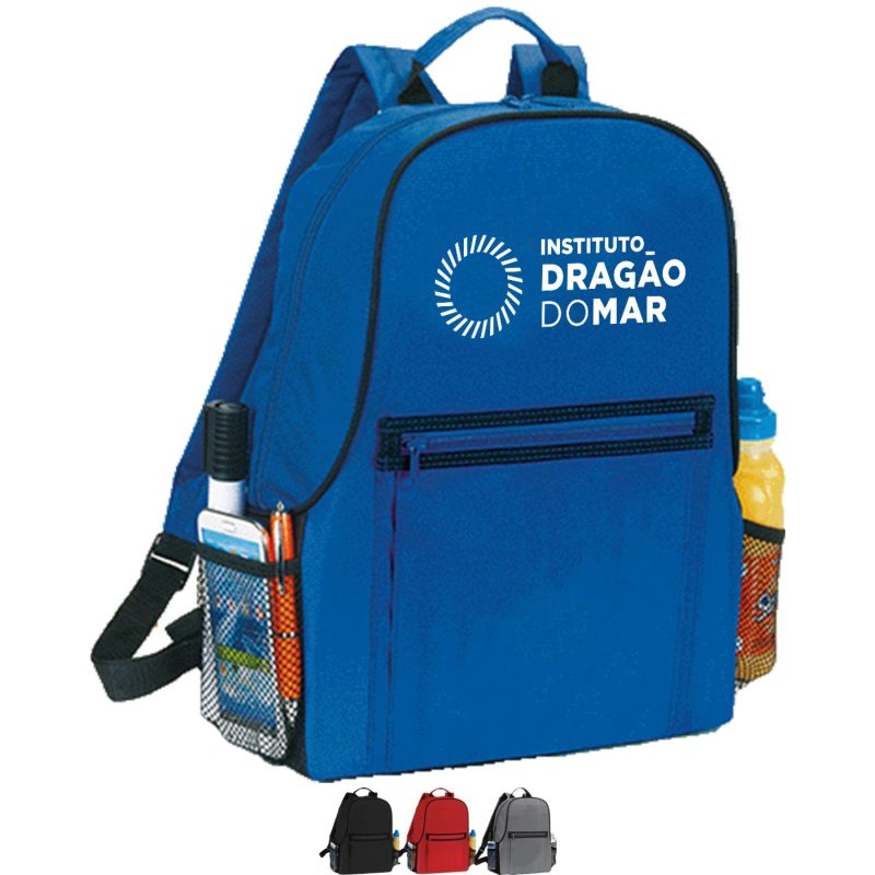 Custom Premium 600D Urban Trek Lightweight School Backpack (12" x 16" x 5")