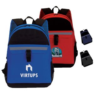 Custom Premium 600D Vital Trek Travel Backpack (12" x 17" x 5")