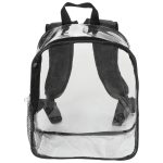 Custom Premium Clear PVC Stadium Approved Backpack (11.8"x11"x6") - 1