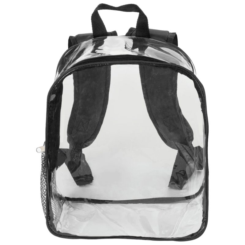 Custom Premium Clear PVC Stadium Approved Backpack (11.8"x11"x6") - 1